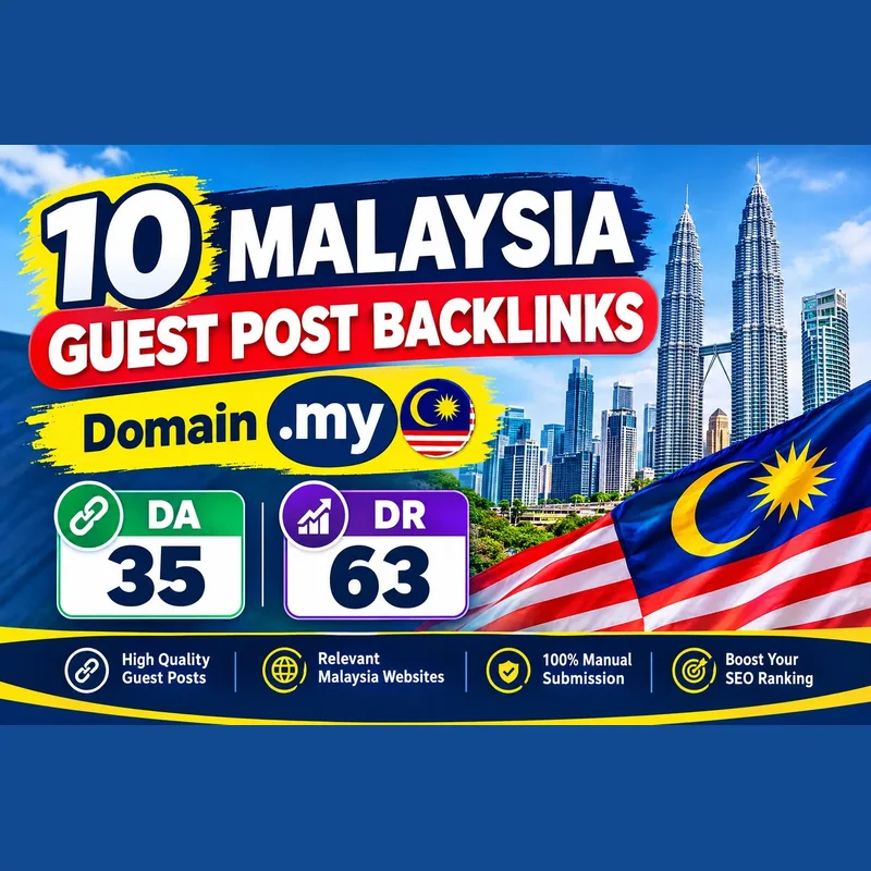10 Malaysia guest post backlinks on.MY domains – DA 35+ DR 63+