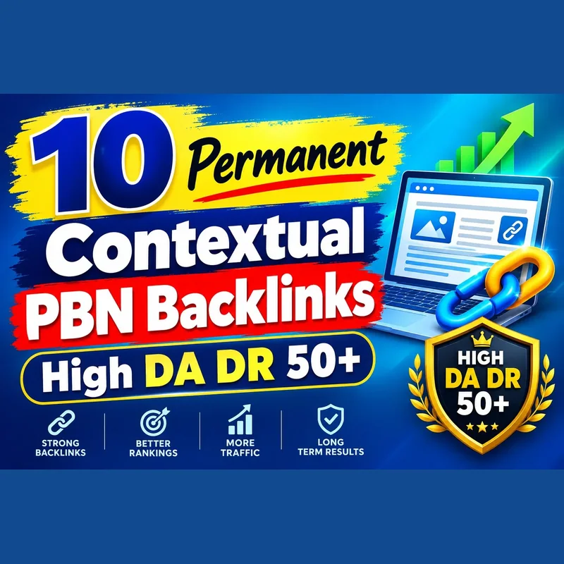 10 permanent contextual PBN backlinks from DA 50+ websites for SEO