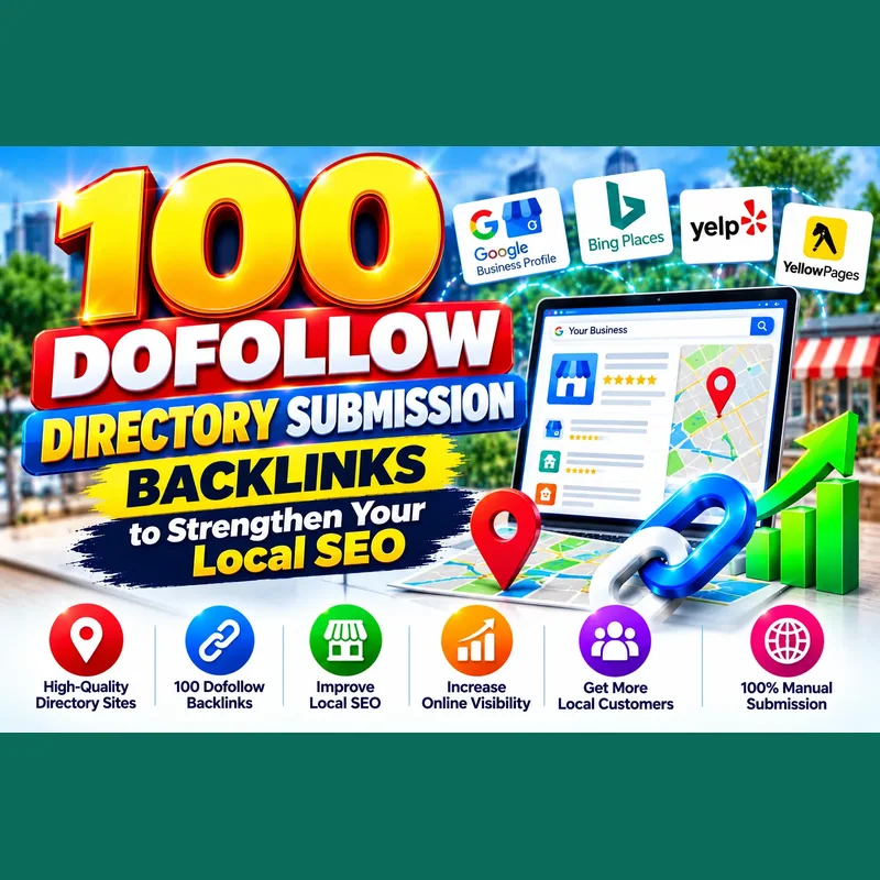 100 dofollow directory submission backlinks for local SEO