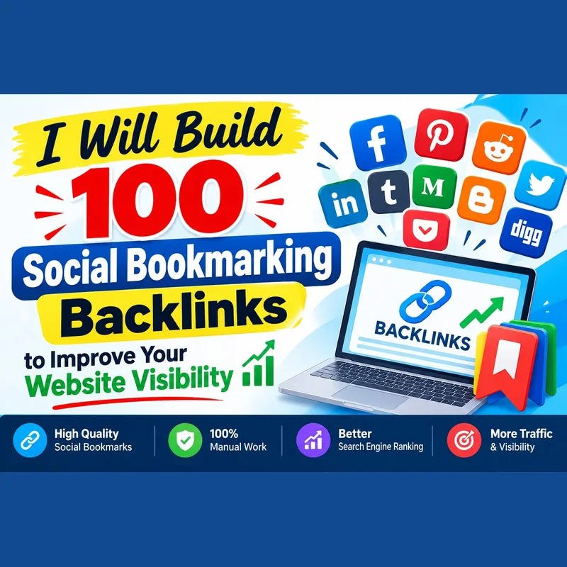 100 social bookmarking backlinks to improve website visibility