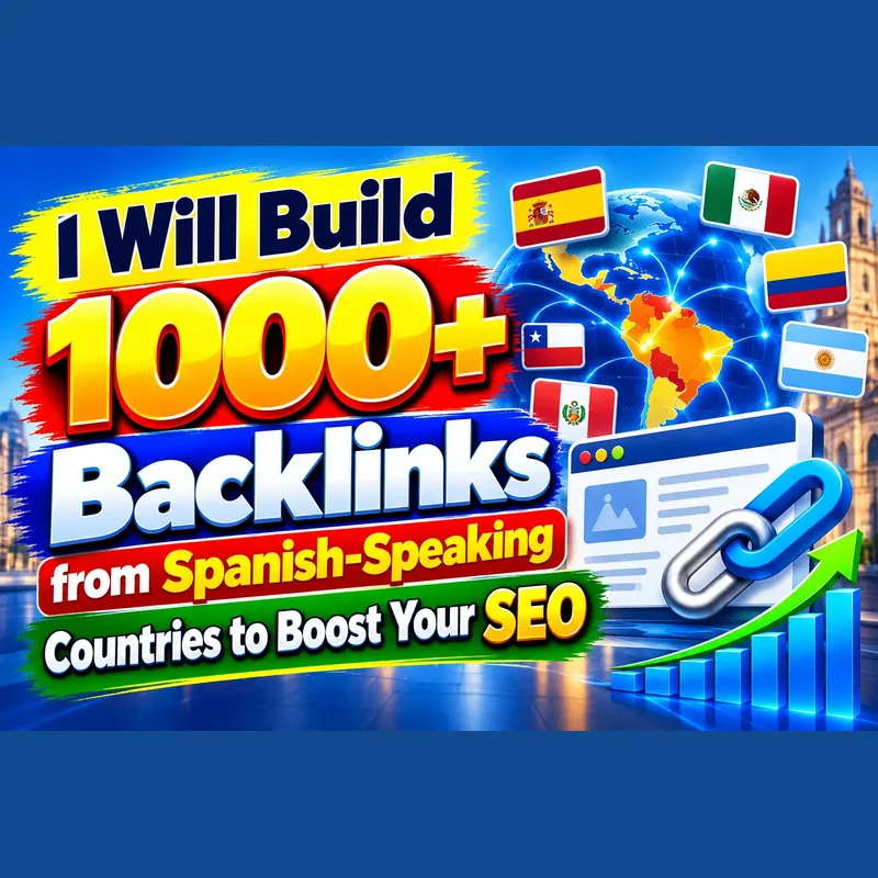 1000+ backlinks from spanish-speaking countries for seo boost