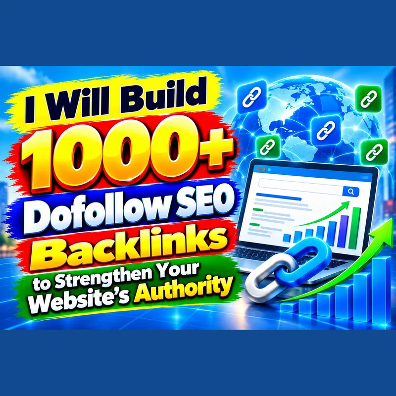 1000+ dofollow SEO backlinks to strengthen website authority