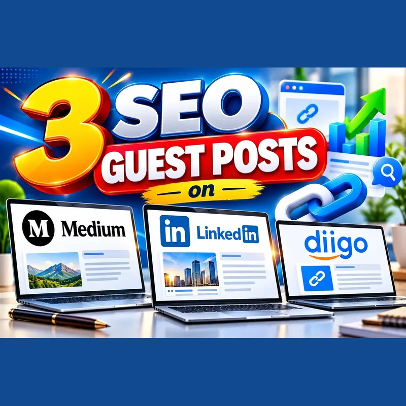 3 SEO guest post and content placements on top platforms