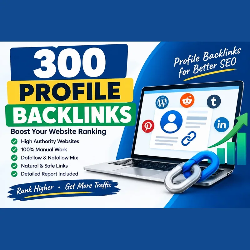 300 business profile backlinks with high DA 30+