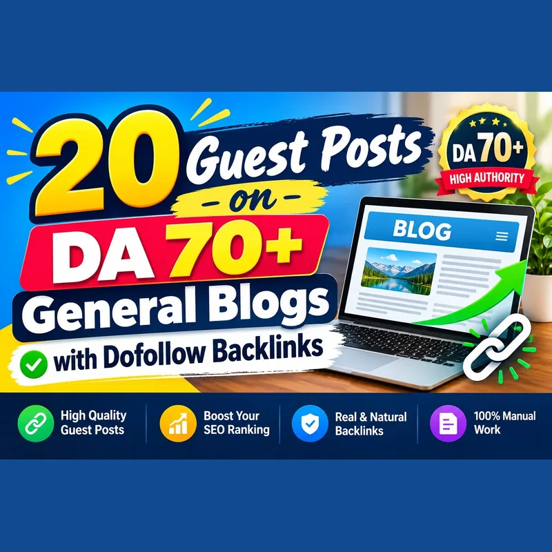 5 high authority guest posts on DA 70+ blogs for SEO link building