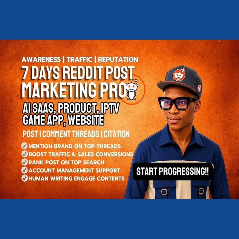 7-day Reddit SEO marketing campaign for your business or website