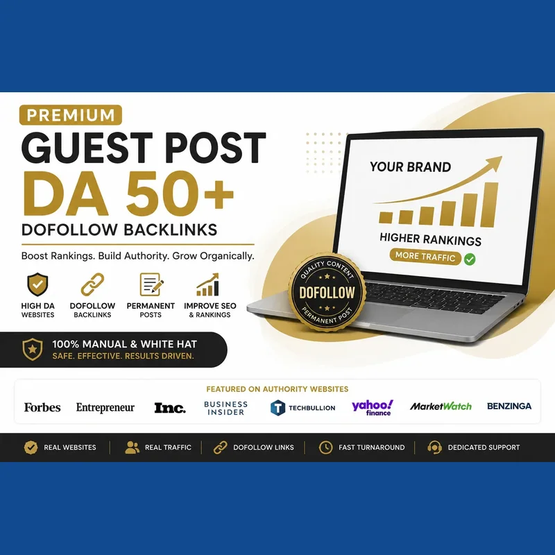 High quality guest post backlinks on niche relevant websites