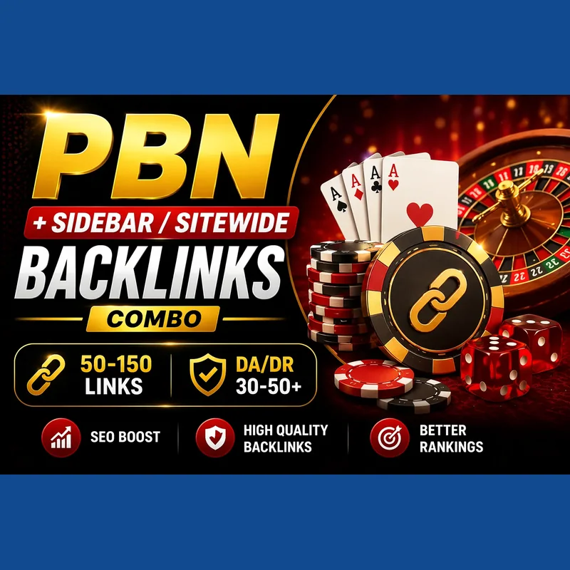 PBN + sidebar/sitewide backlinks combo (50–150 links, DA/DR 30–50+) SEO boost