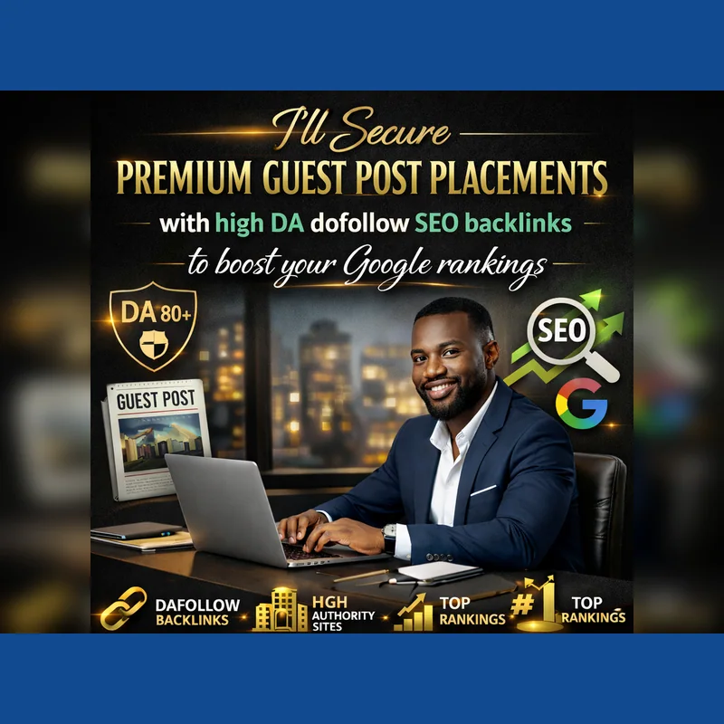 Premium guest post placements with high DA dofollow SEO backlinks