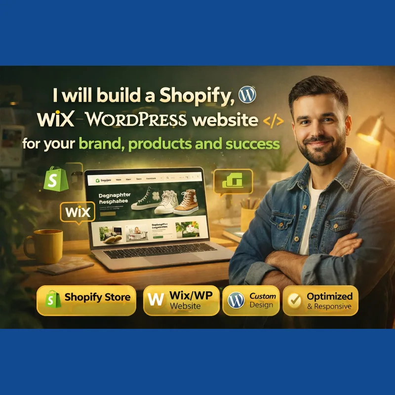 Professional Shopify or WordPress ecommerce website