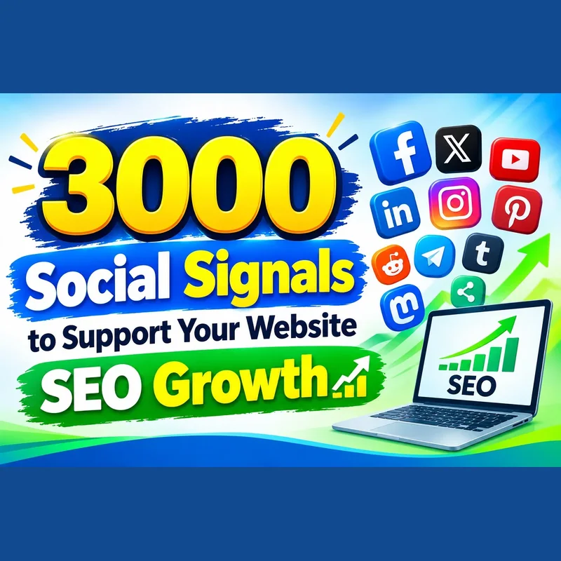 Social signals campaign for website visibility and brand awareness
