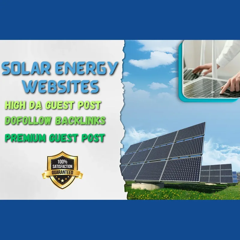 Solar, renewable & green energy guest posts on niche relevant blogs