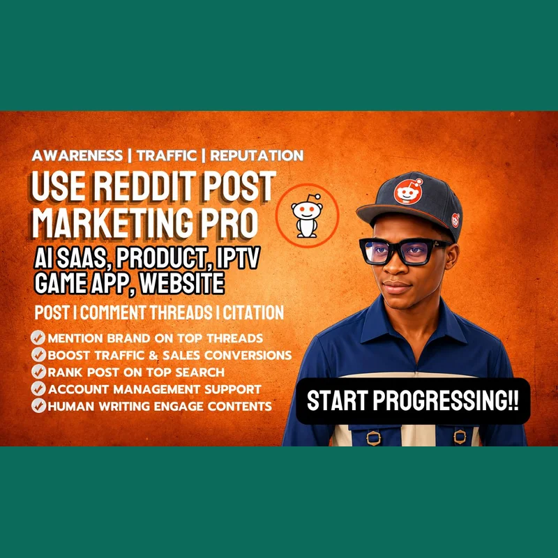 Targeted reddit seo post promotion for ai saas, apps, iptv, and games