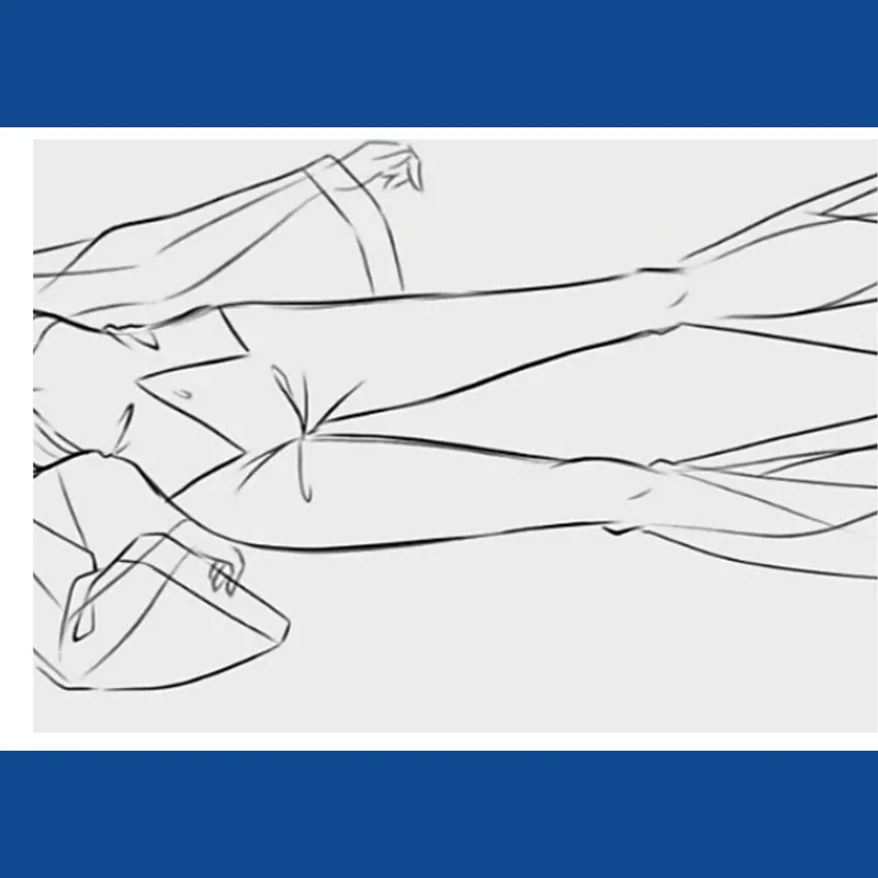 Technical flat drawings for trousers and garments